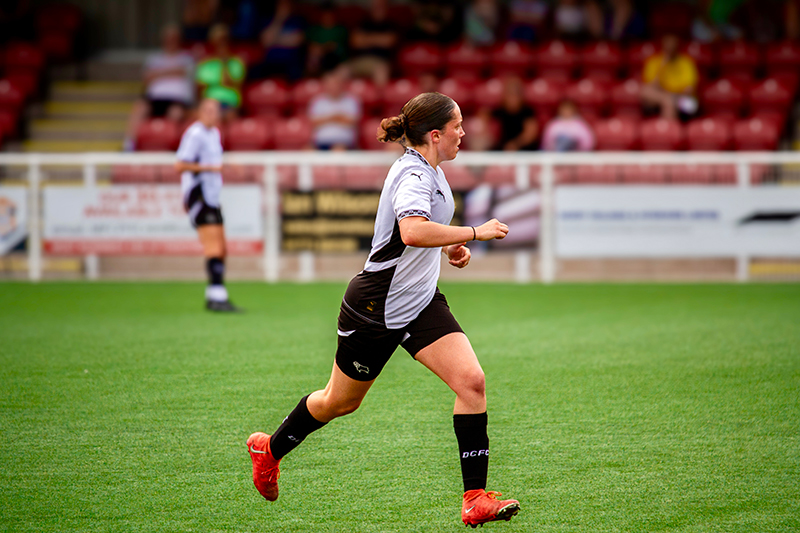 Bethan McGowan Playing for Derby County
